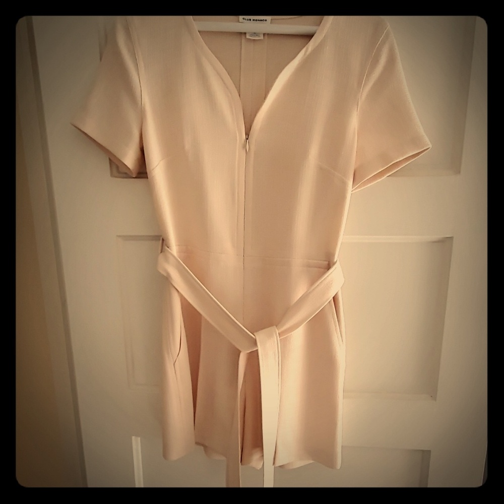 Club Monaco Zip Front Romper